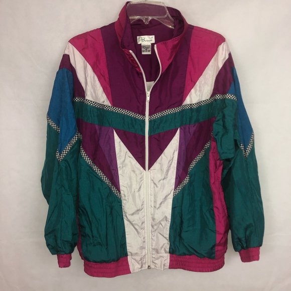 Bocoo Jackets & Blazers - Bocoo Vintage 90s Women's Full Zip Windbreaker Jacket Size Medium